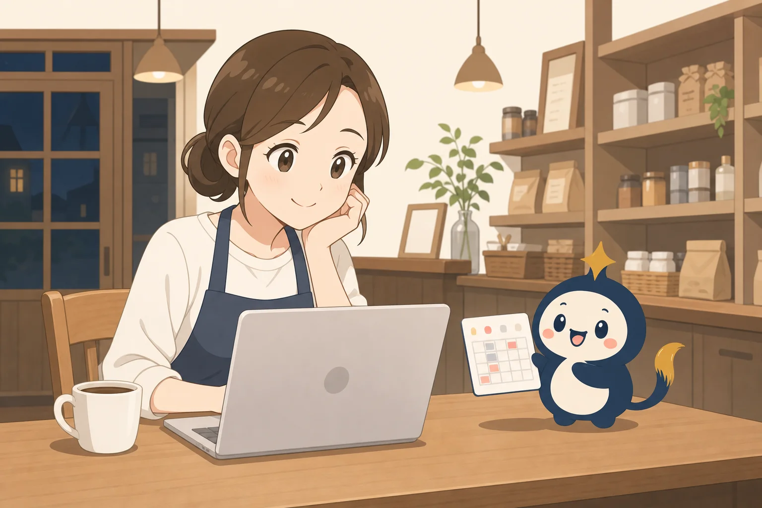 小さなお店の1か月に、ちょうどいい枠